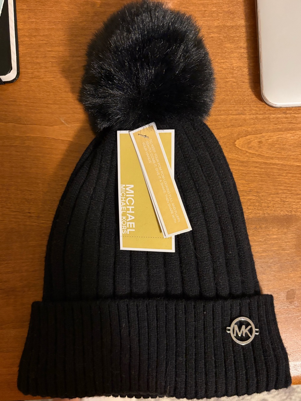 Michael Kors Black Winter Beanie